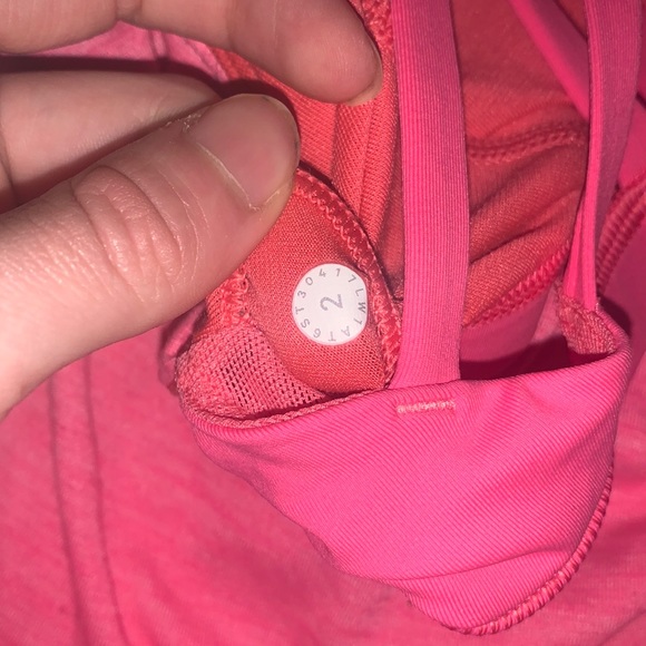 Lululemon tank top with built in sports bra - Picture 3 of 5